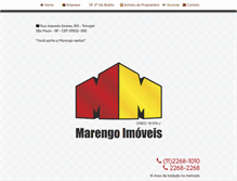 Tablet Screenshot of marengoimoveis.com.br